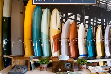 material del surfcamp famara