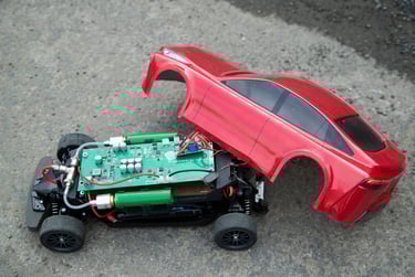 Hydrogen-powered radio controller car