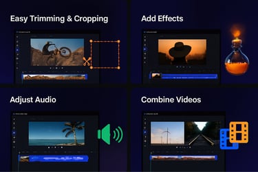 Free Dwnload EaseUS Videokit Video Editor - Click Here