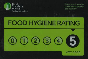 Food Hygiene Rating of 5 Very Good