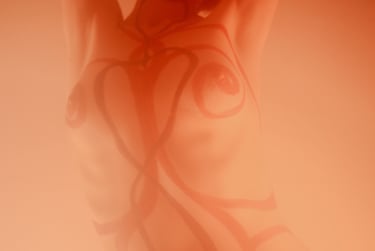 body painting, endless spiral