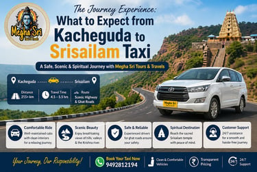 Kacheguda Railway Station to Srisailam Taxi Services