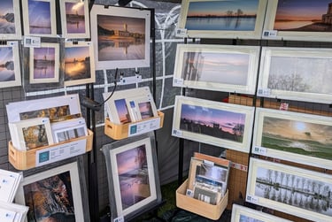 Craft Market Stall Paul Binnion Photography Nottingham Photographer Selling Prints