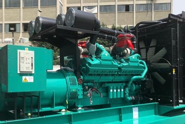 New Cummins QSK60G$, 2250 kVA, 380v. 50 Hz. Diesel Generator set