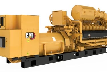Caterpillar G3516H, 50 Hz. Natural Gas Generator