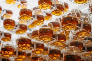 Plusieurs verres de rhum