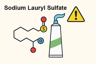 The dangers of sodium lauryl sulfate in toothpastes