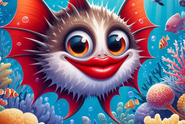 The Amaginky Bat fish, ever present across all platforms. 