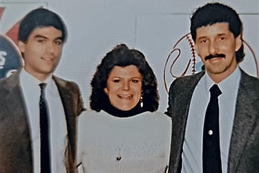 Me on far left & Pat Pagano on right
