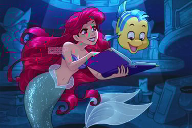 young teen ariel the little mermaid