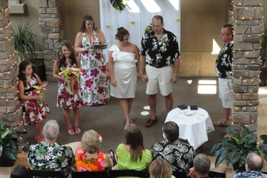 Spellbound Ceremonies beach themed second wedding