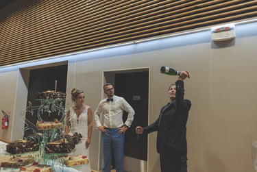 fontaine à champagne mariage rhone alpes