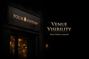 Exterior venue signage showing how branding improves business visibility from the street