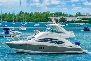 Miami Yacht Rental 50 Cruiser Fly Bridge