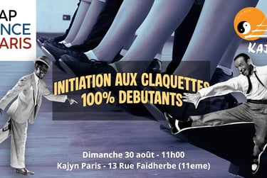 stage d'initiation aux claquettes débutants - bill Robinson & Fred Astaire