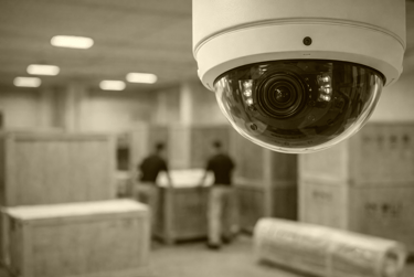 Security CCTV warehouse