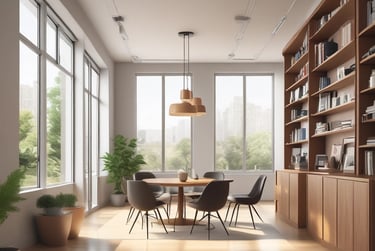 Bright living room with modern inventory