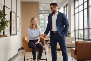Bright living room with modern inventory