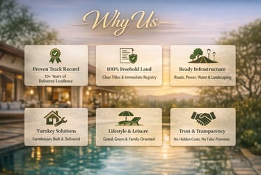 why sports land farmhouse in noida