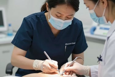 person writing on white paper