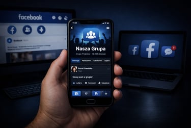 Zespół marketingowy omawia wyniki i planuje kampanie social media, tworząc skuteczną strategię online.