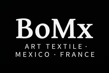 Logotipo BoMx art textile Mexico-France