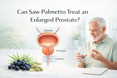 Can saw palmetto help with enlarged prostate what studies show