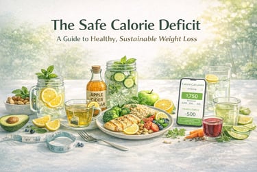 How to calculate calorie deficit safely (U.S. dietitian-approved guidelines)