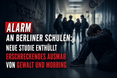 A lonely student sits on a school hallway floor, highlighting a study on school bullying and violence.