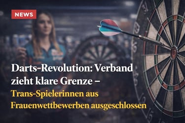 Professional dart hitting the bullseye on a dartboard during a competitive darts tournament.