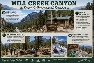 Mill Creek Canyon visitor guide
