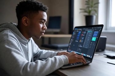 Freelancing and digital skills course illustration