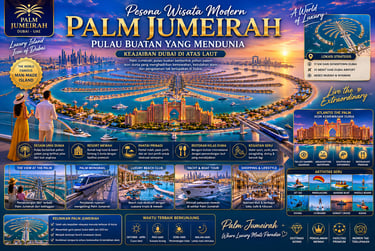 Palm Jumeirah Pulau Buatan yang Mendunia