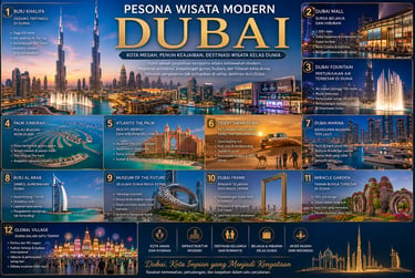 Pesona wisata Dubai yang memukau