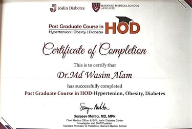 Post Graduation Course by HARVARD MEDICAL SCHOOL