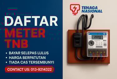 DAFTAR METER TNB - KONTRAKTOR ELEKTRIK