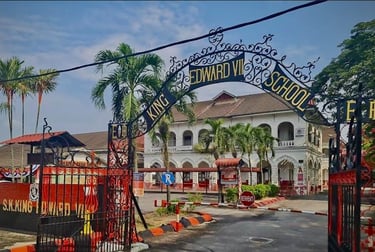 king edward VII school taiping front gate