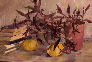 Володимир Федоров, (1920-1986), «Натюрморт з книгами», 1972