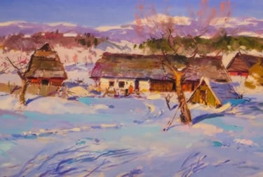 Йосип Бокшай (1891–1975), «Зимова симфонія Закарпаття», 1972