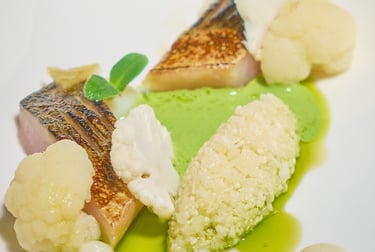 Entrée du Chef privé Camille Adam, sélection du Guide MyTable