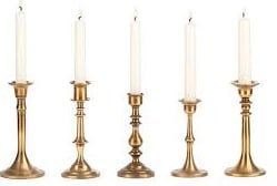 Fine brass candle holder
