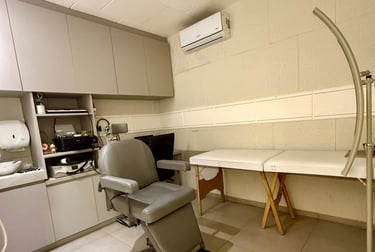 Sala de exames com isolamento acústico da Innovare Centro Auditivo