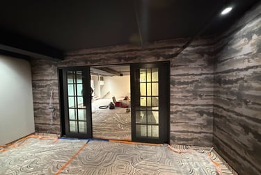 Wallpaper installation project in Peoria, AZ