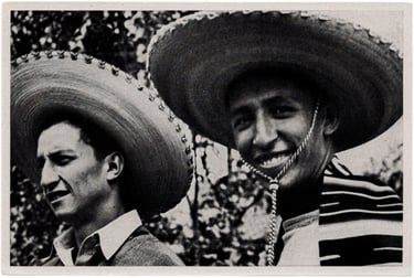 1936 Mexican Olympic Basketball Team card