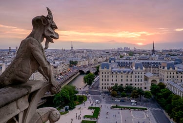 video thumbnail showing a gargoyle