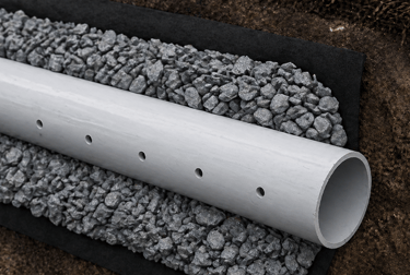 French Drain installation