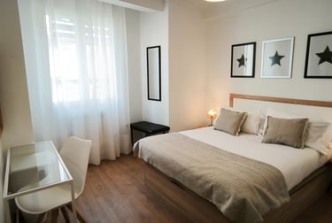 Cama doble-hotel arias