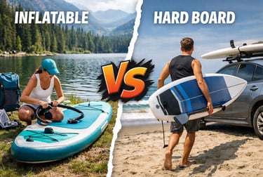 Inflatable vs. Hard Paddleboard