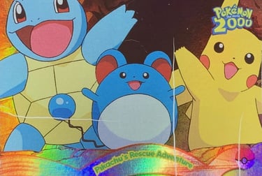 12 Pikachu's Rescue Adventure Topps Pokémon The Movie 2000 rainbow foil