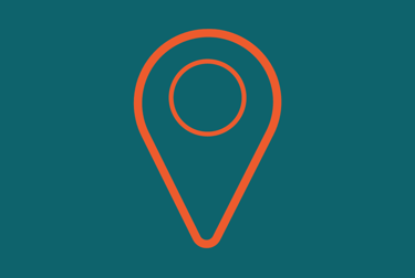 orange location pin icon